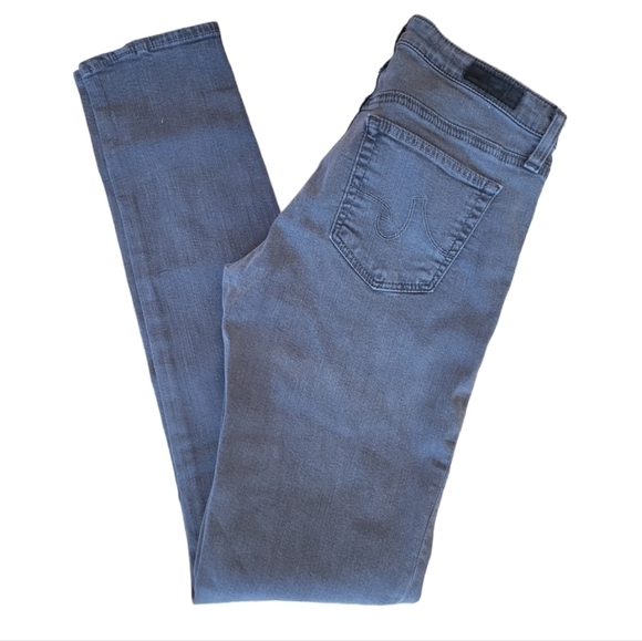 AG Adriano Goldschmeid The Legging Gray/Black Denim Jeans Size 27 - Picture 3 of 5